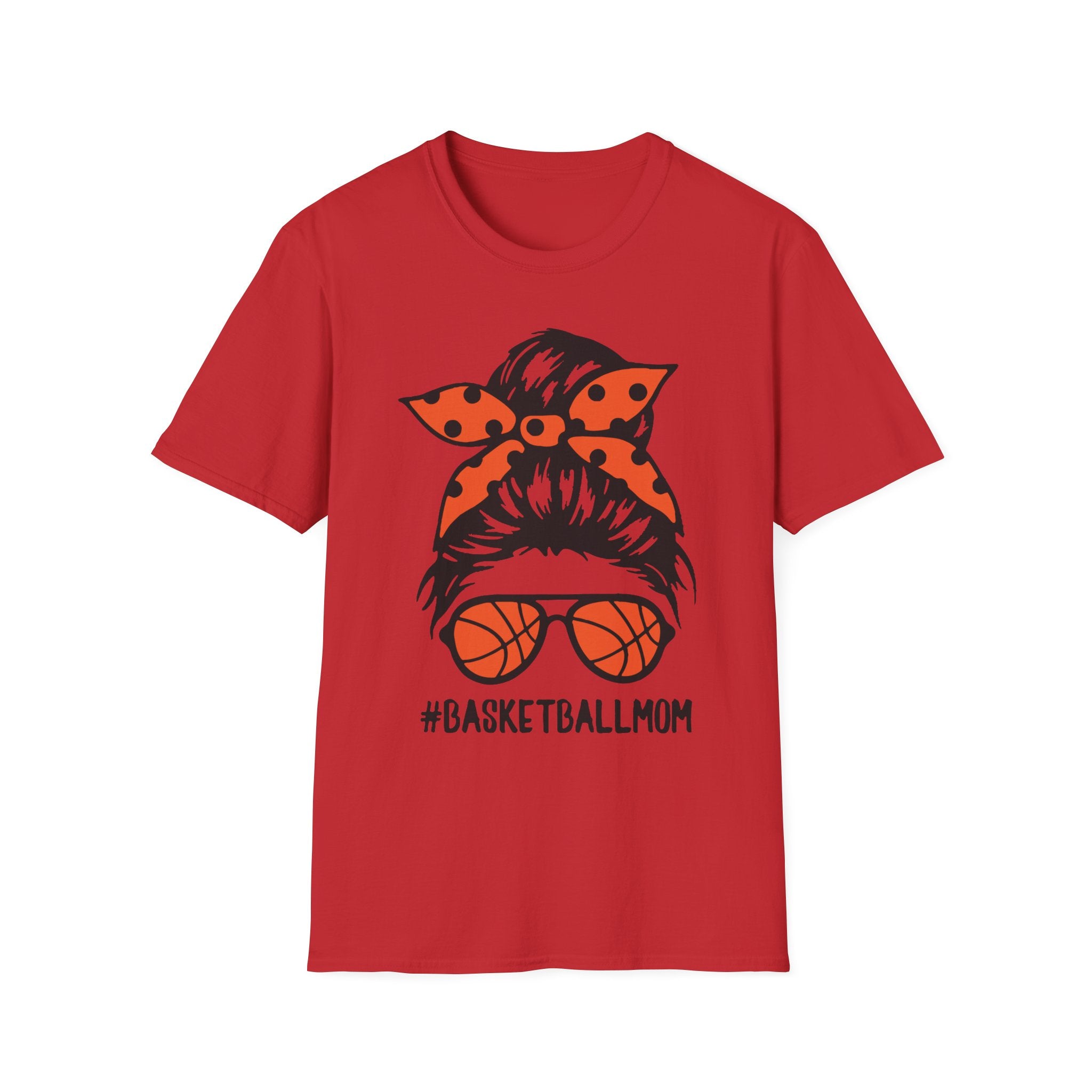 #BasketballMom Unisex Softstyle T-Shirt - Fun and Stylish Tee for Basketball Moms
