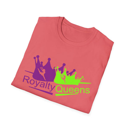 Royalty Queens Unisex T-Shirt | Fun Graphic Tee for Gifts, Celebrations, Birthdays, Crown Lovers, Casual Wear