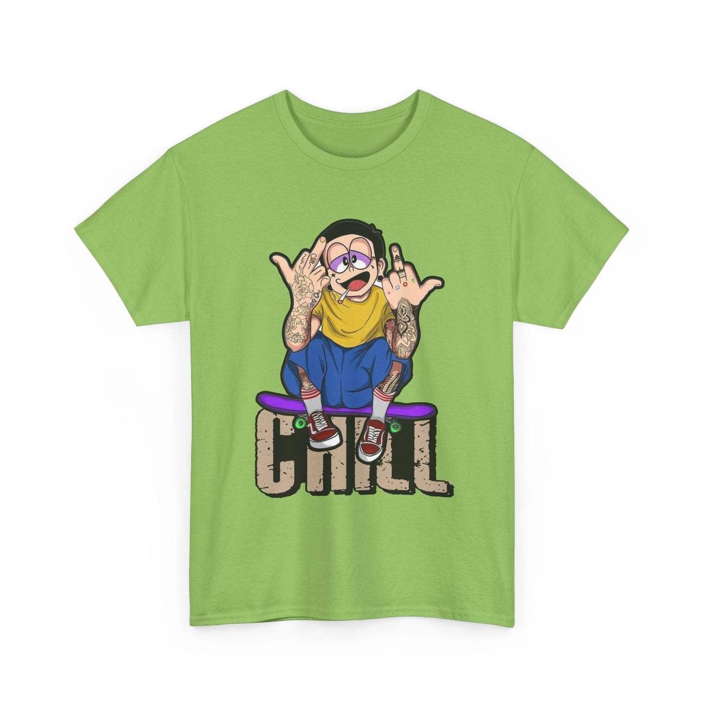 Chill Vibes Unisex Heavy Cotton Tee – Perfect for Relaxed Days