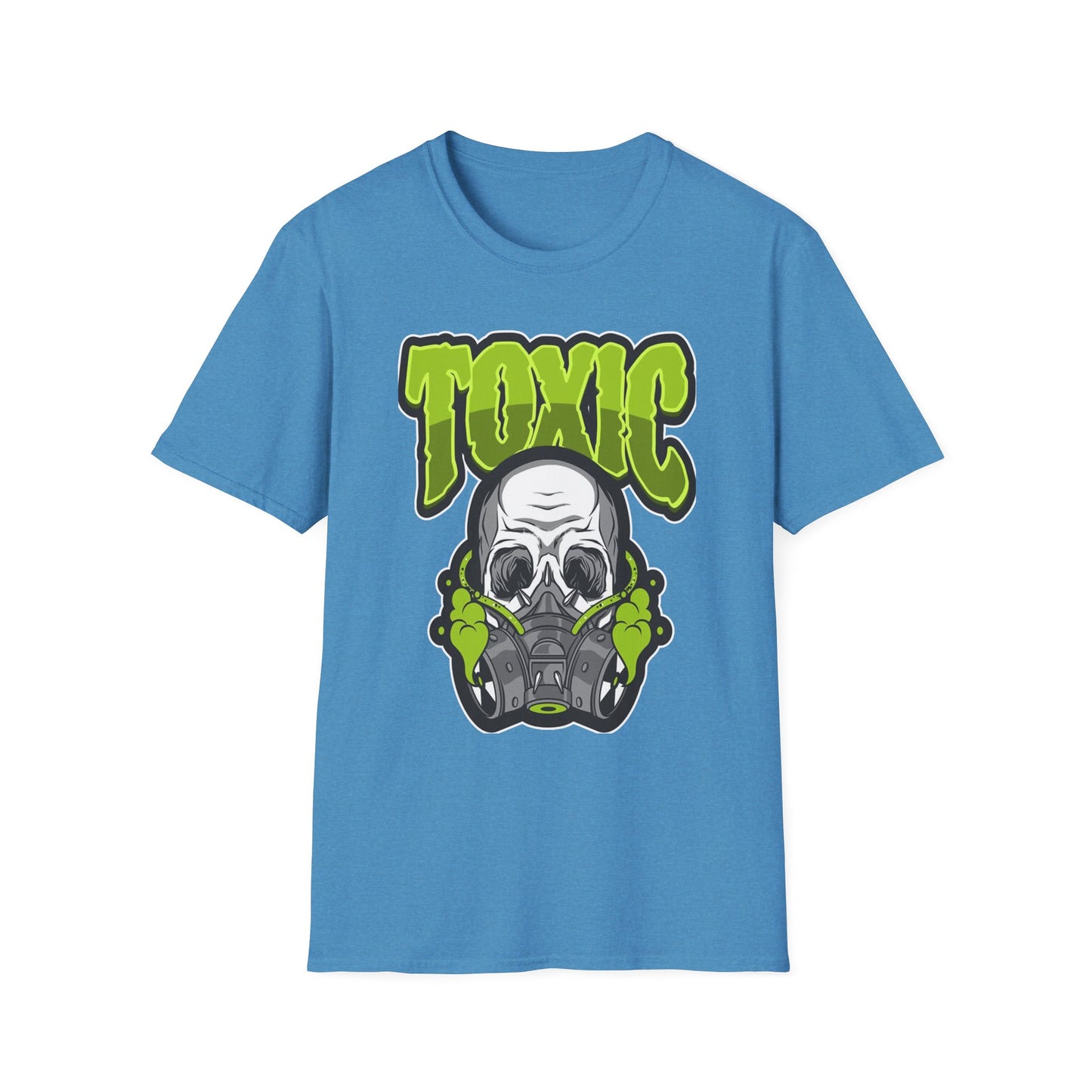 Toxic Skull Graphic Tee - Unisex Softstyle T-Shirt