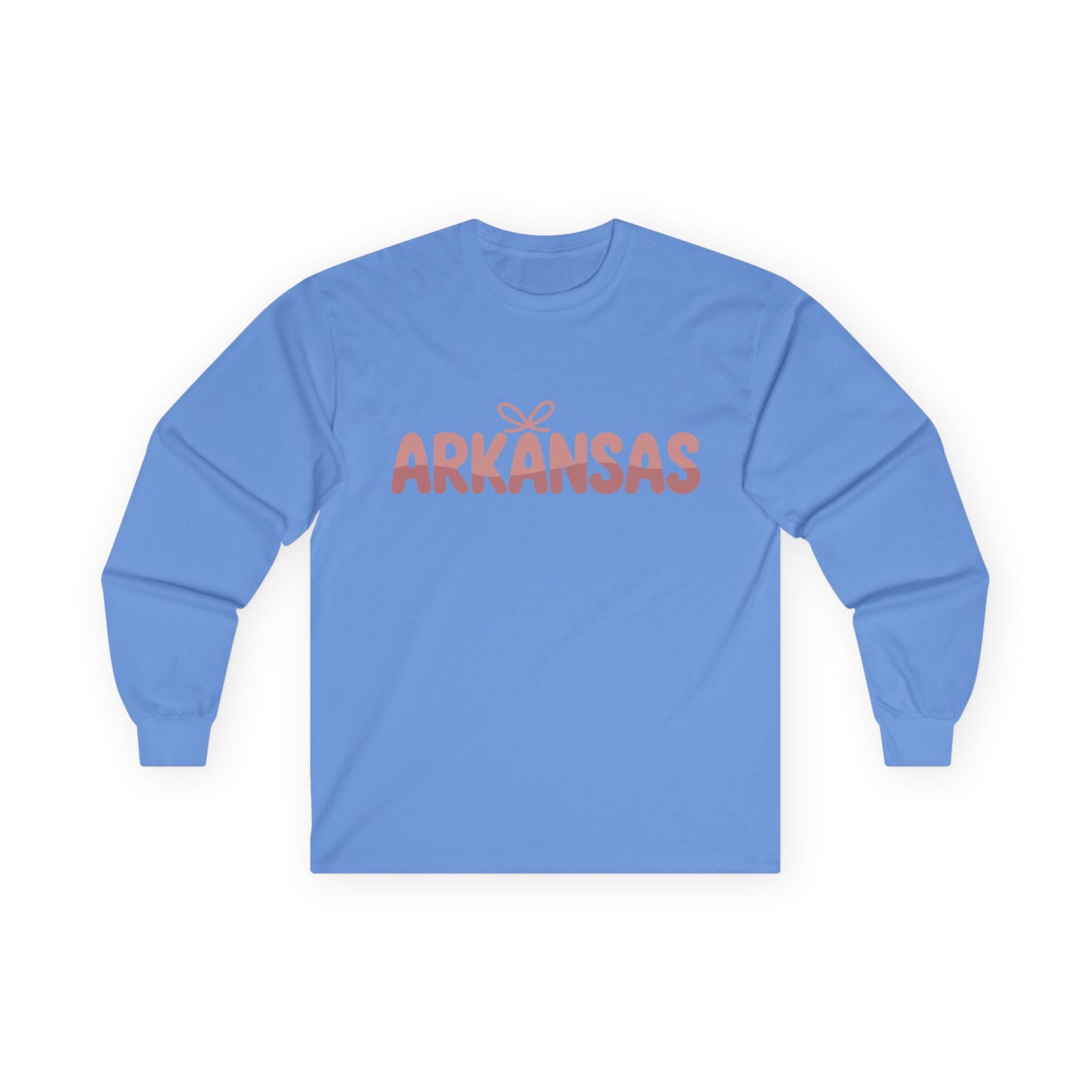 Arkansas Script Long Sleeve Tee