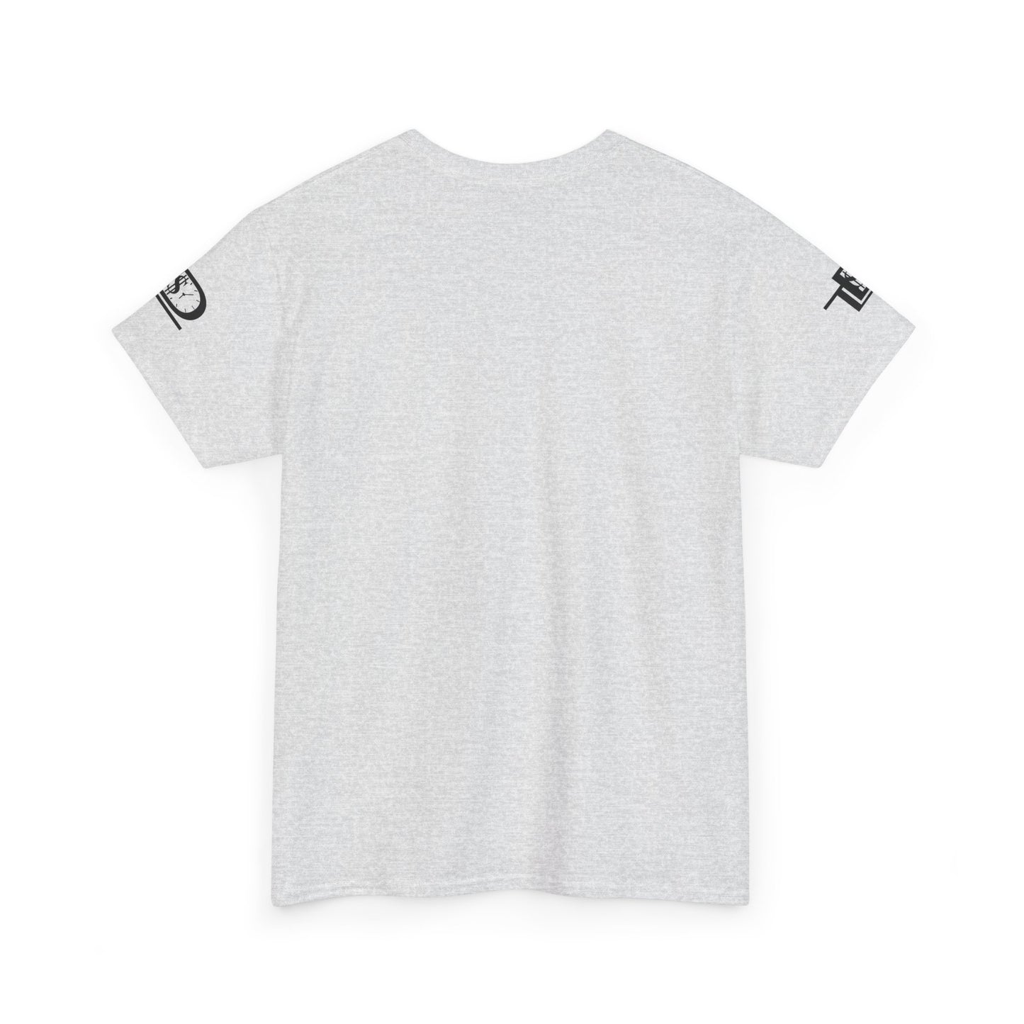 Unisex Heavy Cotton Tee - Time Designs Dollar Clock Graphic T-Shirt
