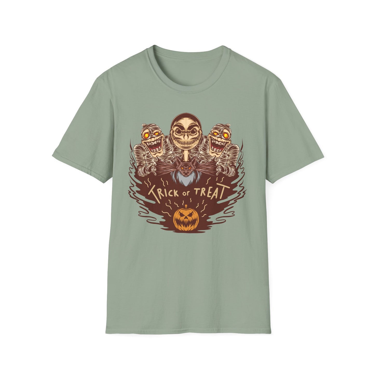 Halloween Trick or Treat Unisex T-Shirt, Spooky Shirt, Fall Fashion, October Celebration Tee, Halloween Costume Tee