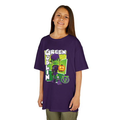 Kids Green Goblin Tee - Fun Halloween T-Shirt for Kids