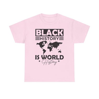 Black History Awareness Tee, Unisex Cotton T-Shirt, Black History Month Shirt, Cultural Pride Apparel, Educational Gift