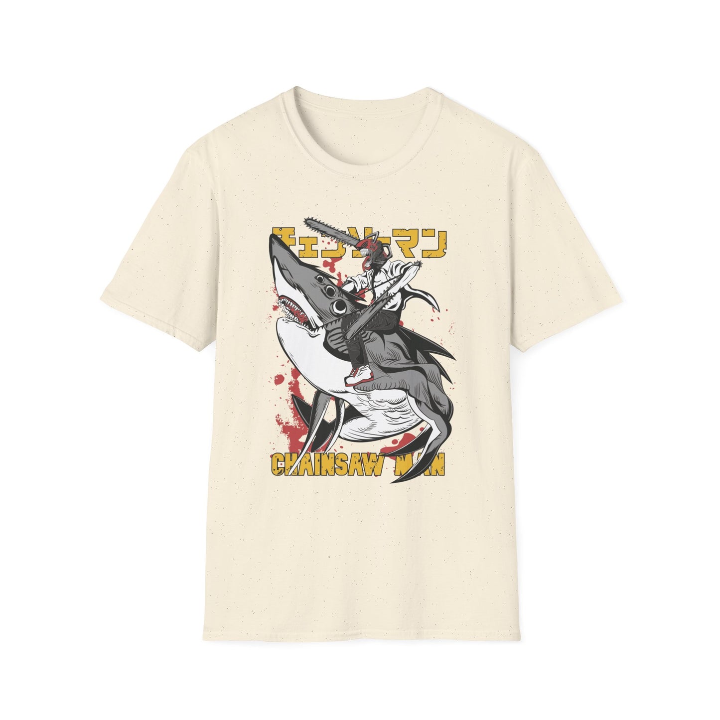 Unisex Softstyle T-Shirt with Unique Design, Cool Graphic Tee, Casual Wear, Gift for Anime Fans, Daily Comfort