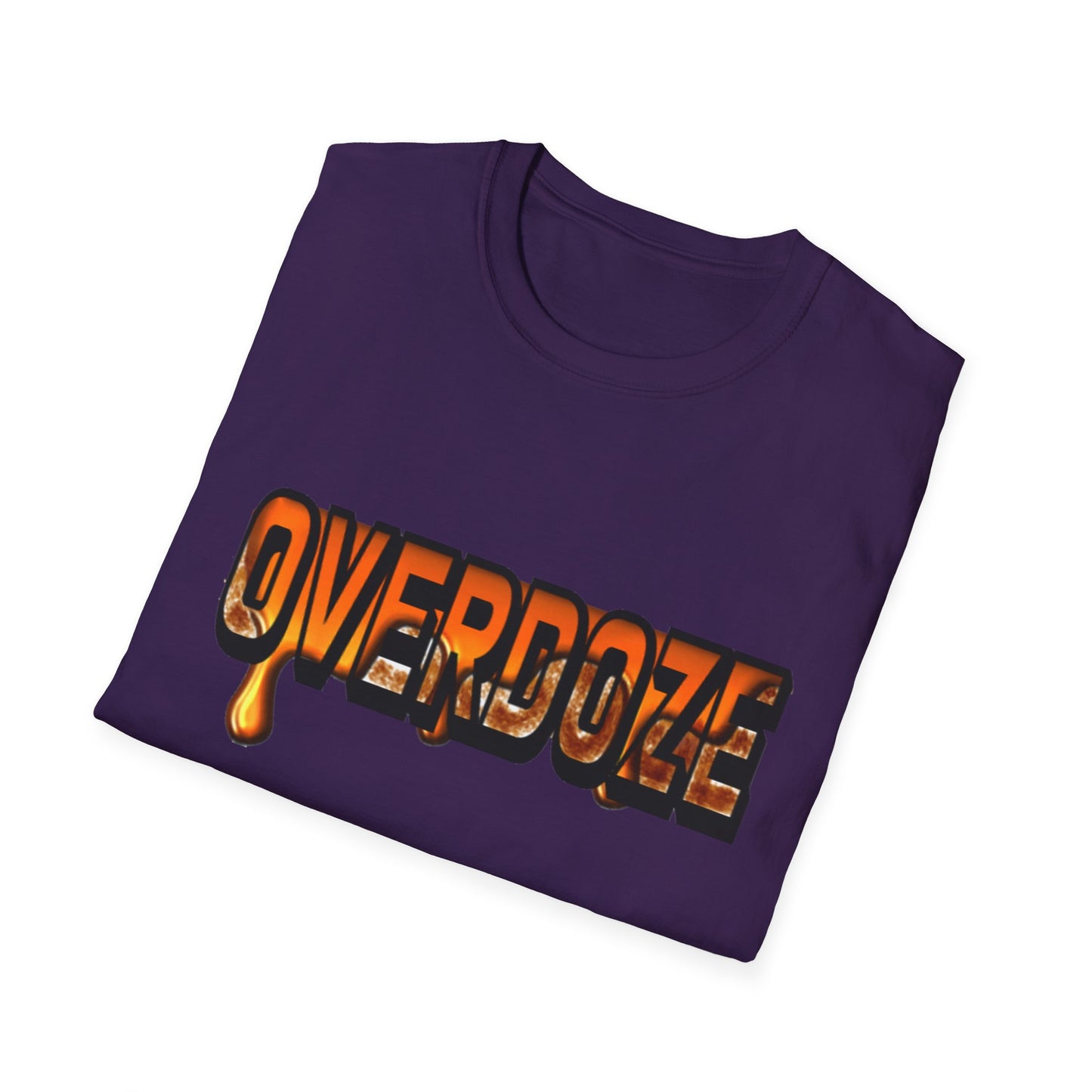 Street Style Unisex T-Shirt with 'OVERDOZE' Graphic