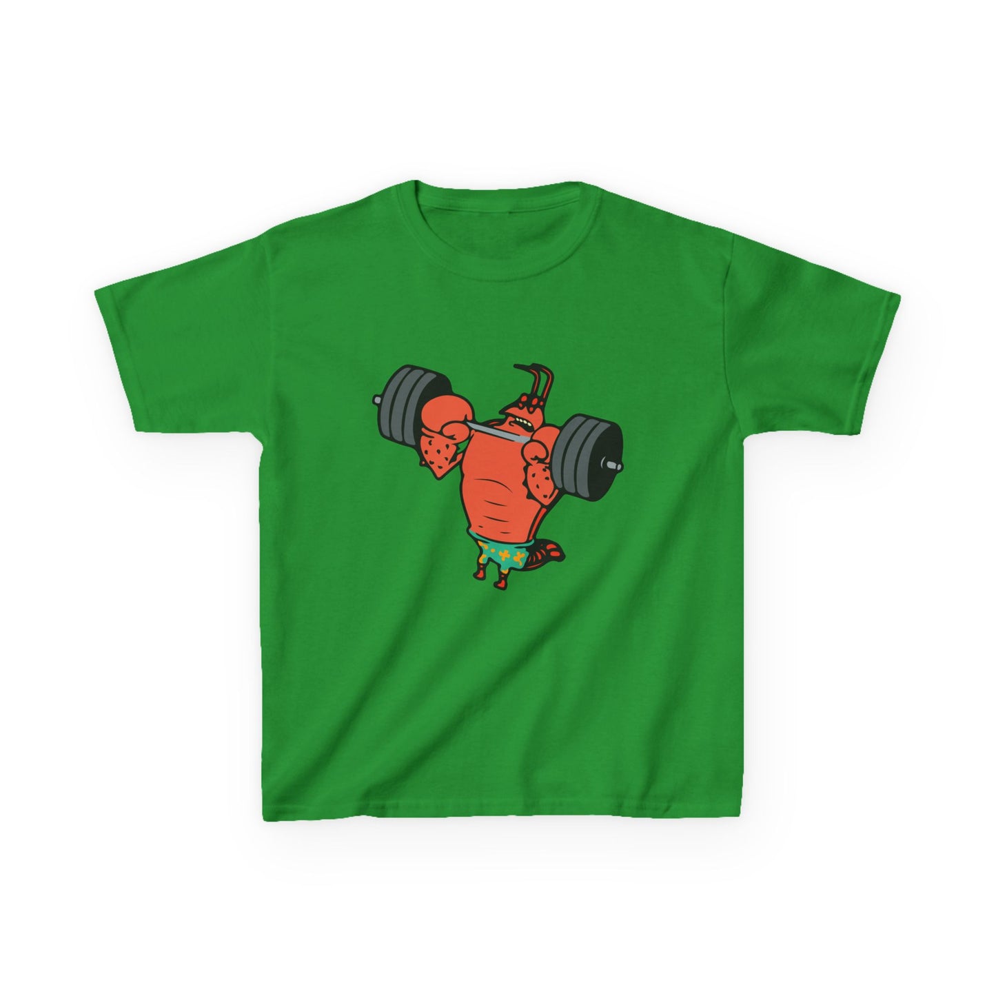 Kids Fitness Lobster Tee, Funny Kids T-Shirt, Gym Humor Tee, Nautical Theme Shirt, Gift for Young Athletes