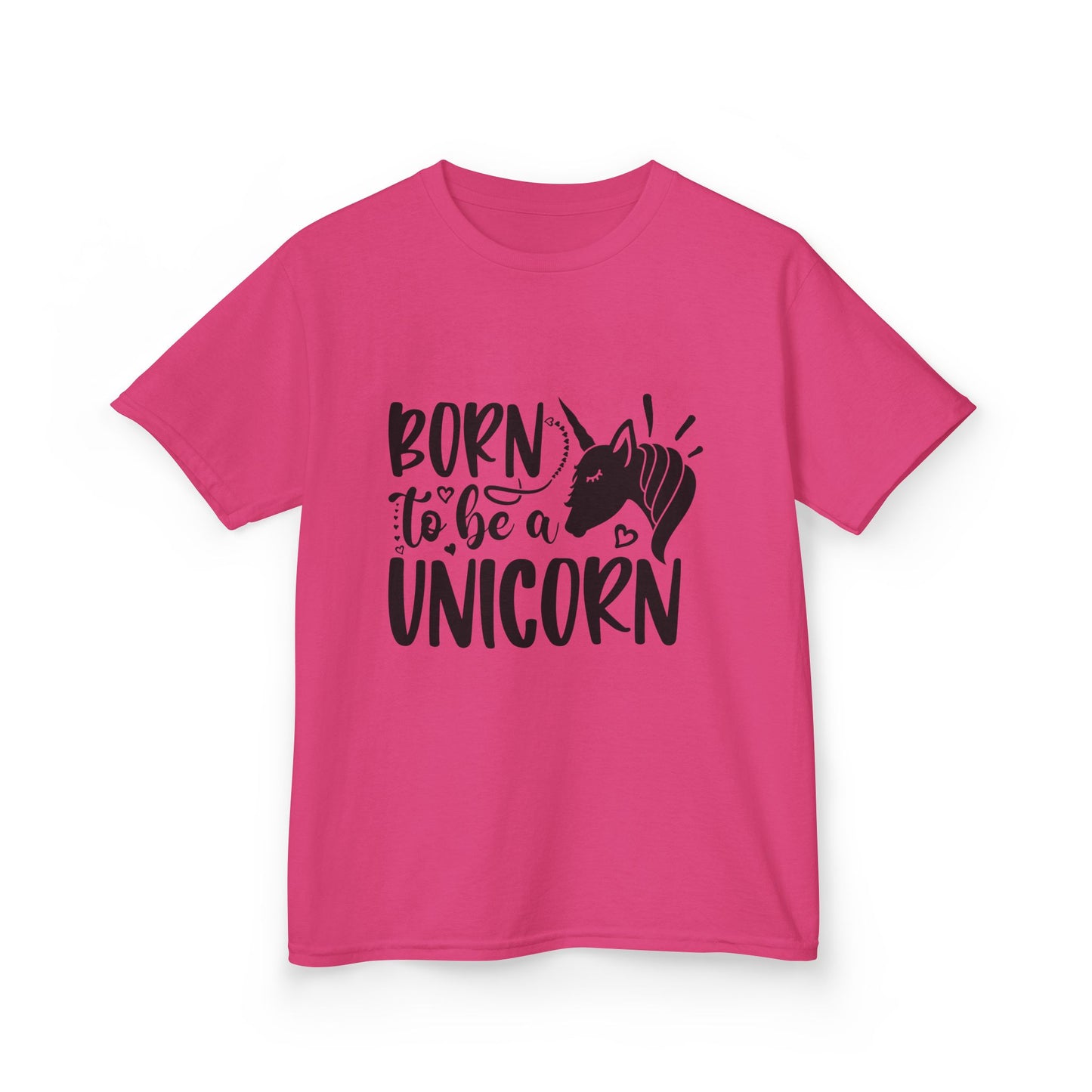 Kids Unicorn T-Shirt - "Born to Be a Unicorn" - Fun Cotton Tee for Boys & Girls