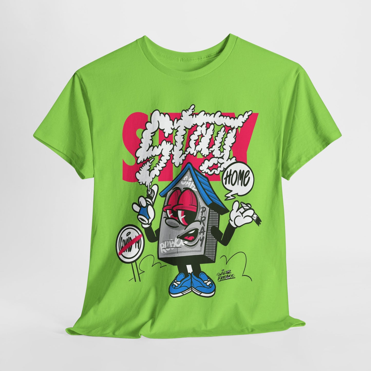 Street Art Unisex Heavy Cotton Tee - SNOT HOME Graphic Design