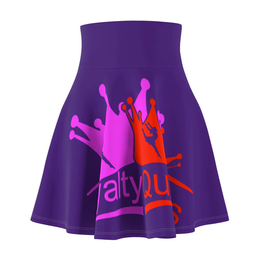 Royalty Graphic Women’s Skater Skirt - Fun and Stylish Summer Fashion