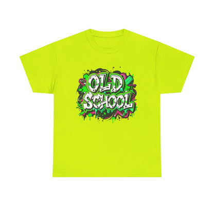 Retro Graffiti T-Shirt | Unisex Heavy Cotton Tee | Old School Vibe | Streetwear Fashion | Vintage Graphic Tee | Urban Style Wear | Fun Gift