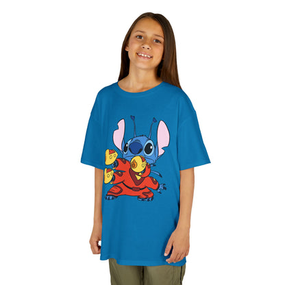 Colorful Kids Tee with Fun Cartoon Design