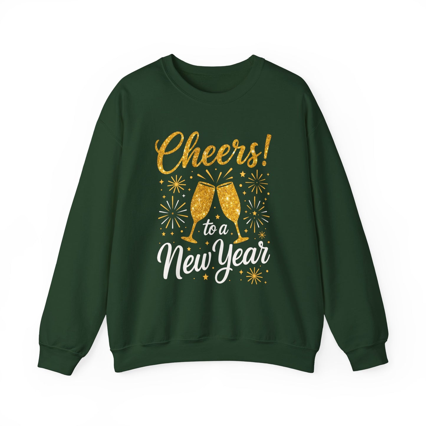 Cheers to a New Year Sweatshirt — New Year’s Eve Celebration Crewneck