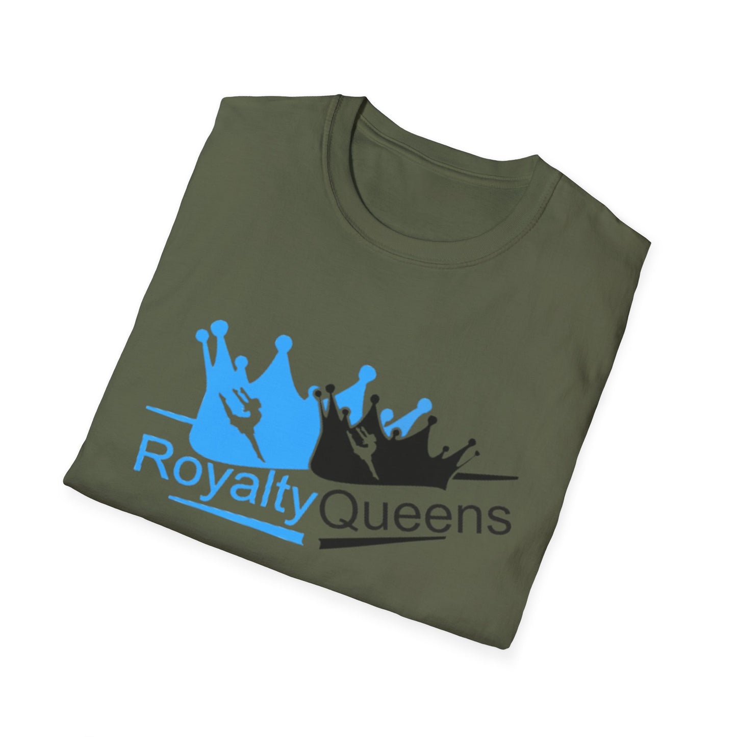 Royalty Queens Unisex Softstyle T-Shirt, Casual Tee, Gift for Queens, Birthday Shirt, Empowerment Apparel, Everyday Wear