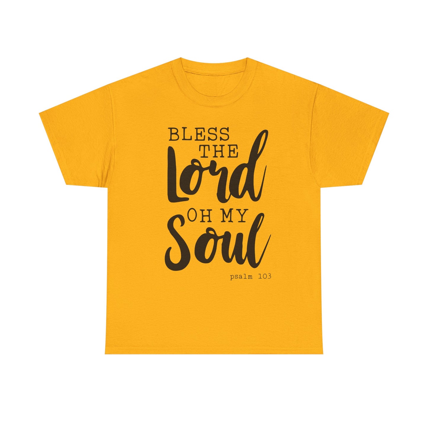 Bless the Lord Unisex Heavy Cotton Tee - Inspirational Christian Shirt
