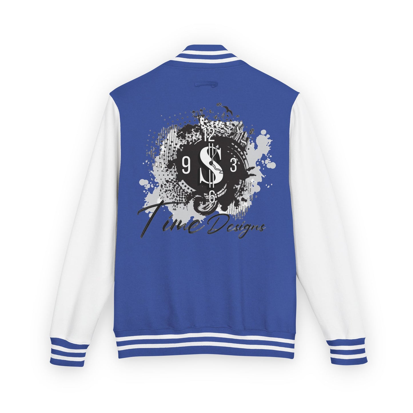 Trendy Unisex Heavyweight Letterman Jacket with Art Design