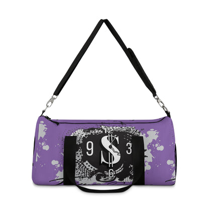 Stylish Purple Duffel Bag, Gym Bag, Overnight Bag, Weekender Bag, Travel Bag, Motivational Gift
