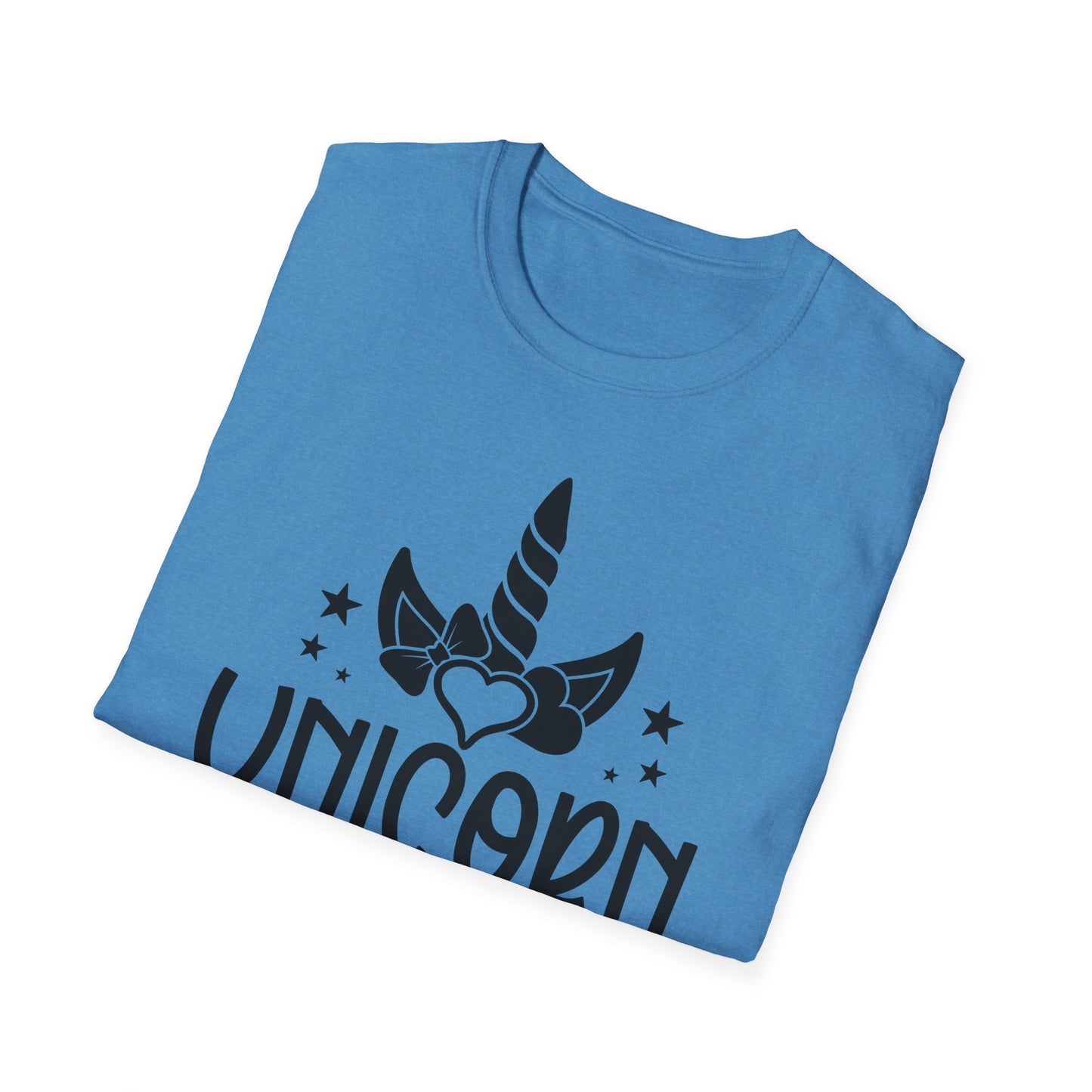 Unicorn Girl Softstyle T-Shirt for Kids & Teens - Cute Fantasy Tee