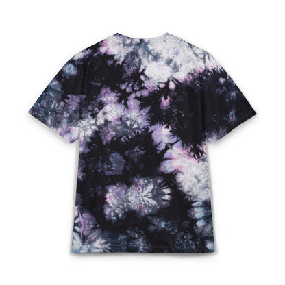 Oversized Tie-Dye T-Shirt with Embroidery, Comfortable Summer Casual Wear, Unisex Gift for Friends, Festival Outfit, Trendy Streetwear