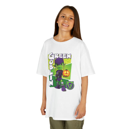 Kids Green Goblin Tee - Fun Halloween T-Shirt for Kids