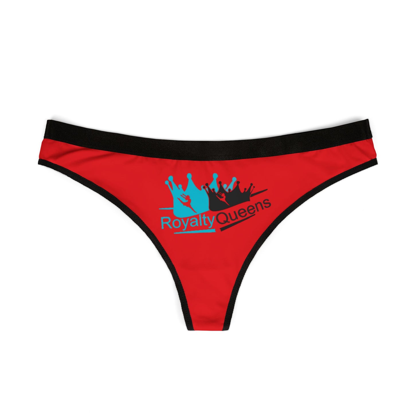 Royalty Queens Women's Thongs, Fun Lingerie, AOP Undergarments, Gift for Her, Playful Intimates, Everyday Comfort
