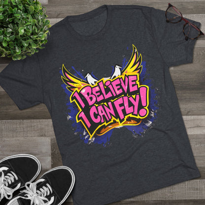 Inspirational Crew Tee - "I Believe I Can Fly" T-Shirt, Motivational Graphic Tee, Unisex Inspirational Wear, Gift for Dreamers, [...]