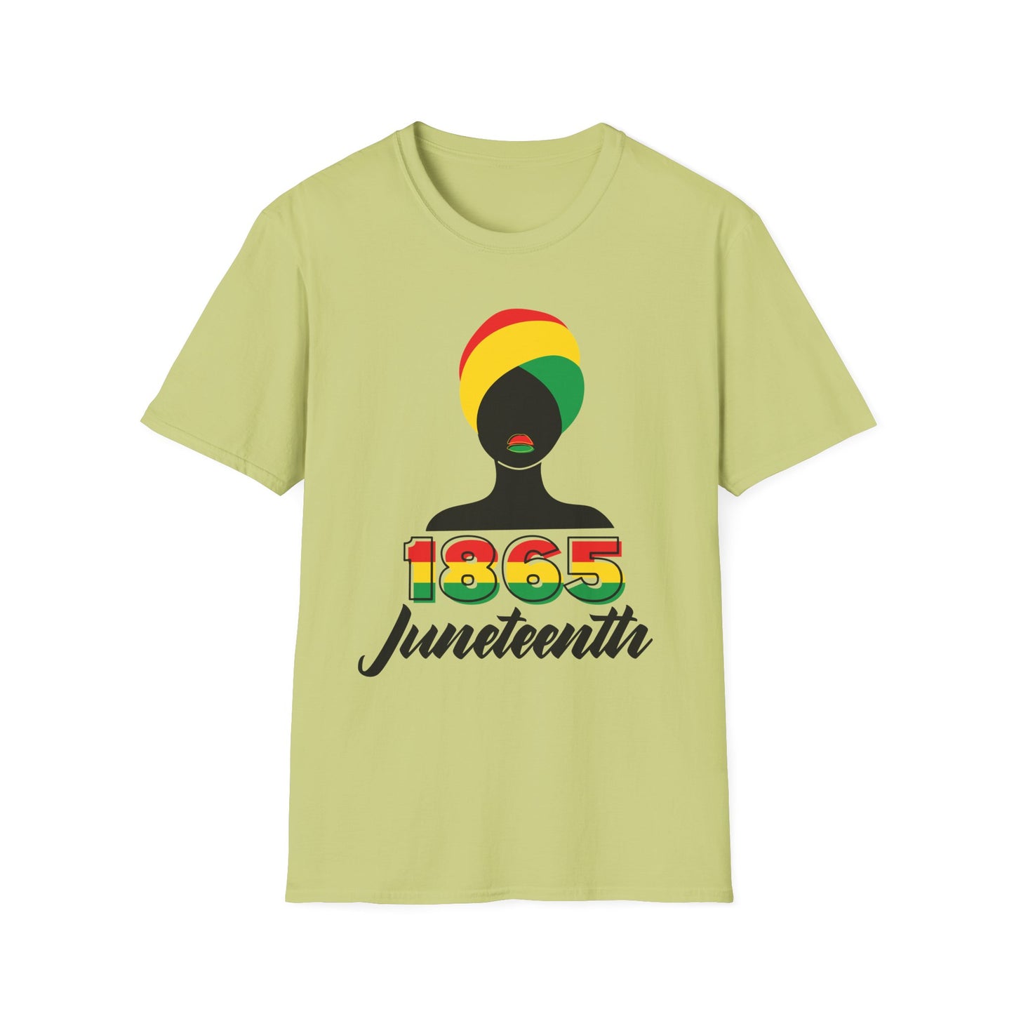 Juneteenth Celebration T-Shirt, Black History Month Tee, Unisex Softstyle Shirt, 1865 Juneteenth Shirt, African American Pride Top