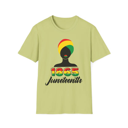 Juneteenth Celebration T-Shirt, Black History Month Tee, Unisex Softstyle Shirt, 1865 Juneteenth Shirt, African American Pride Top