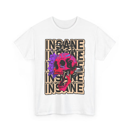 Edgy Skull Art Unisex Heavy Cotton Tee - Perfect for Alternative Fashion Lovers