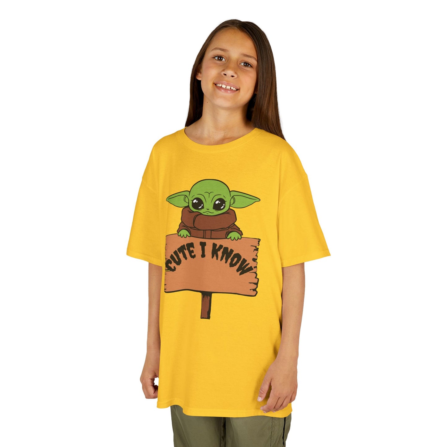 Cute Baby Alien Kids Tee - "Cute I Know" Design for Trendy Kids