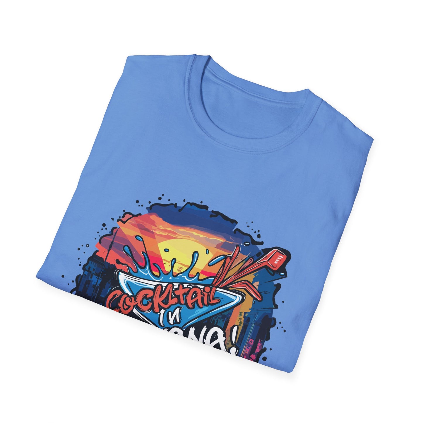 Colorful Cocktail Havana Unisex T-Shirt, Summer Vibes, Beach Wear, Party Shirt, Gift for Friends