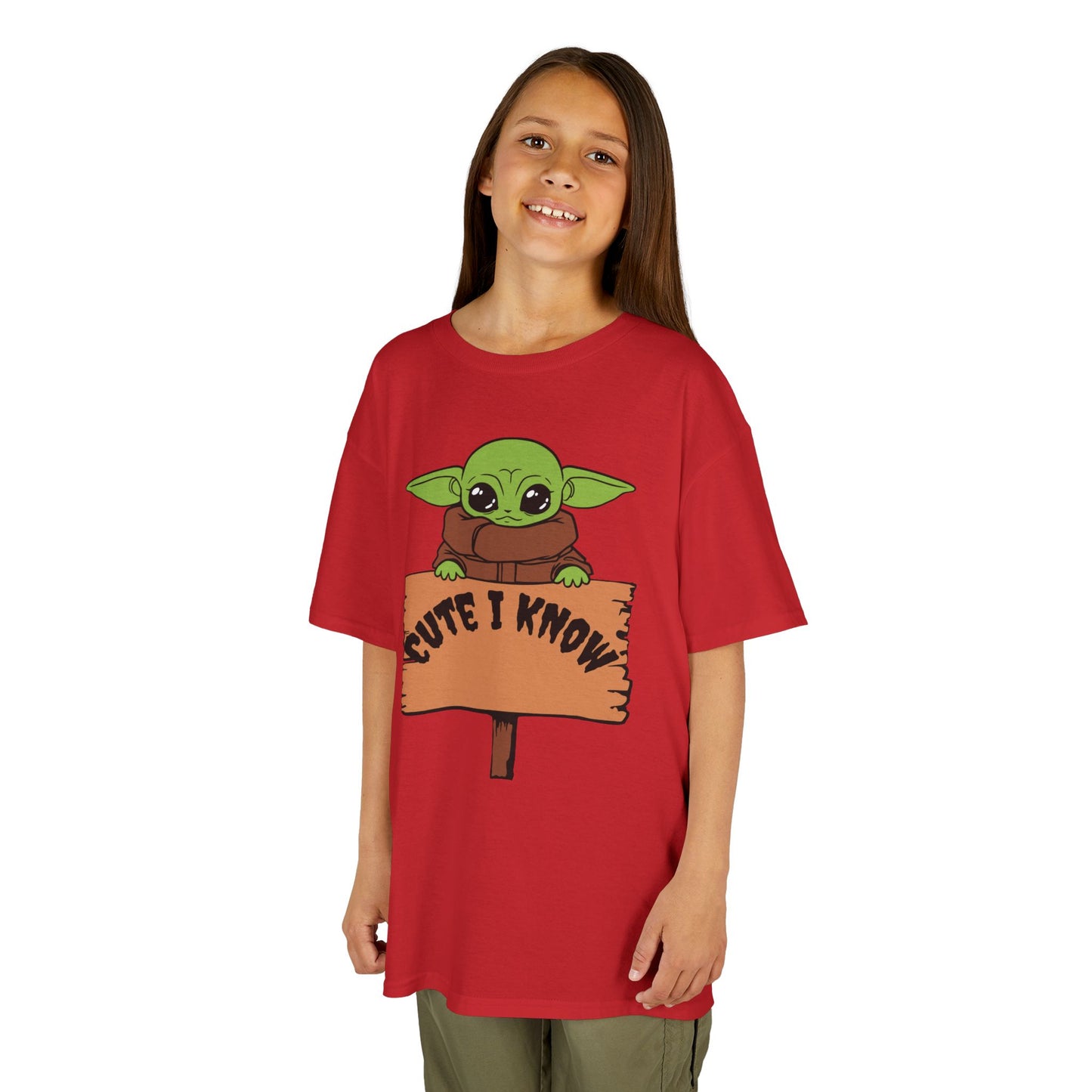 Cute Baby Alien Kids Tee - "Cute I Know" Design for Trendy Kids