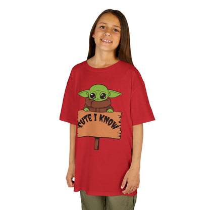 Cute Baby Alien Kids Tee - "Cute I Know" Design for Trendy Kids