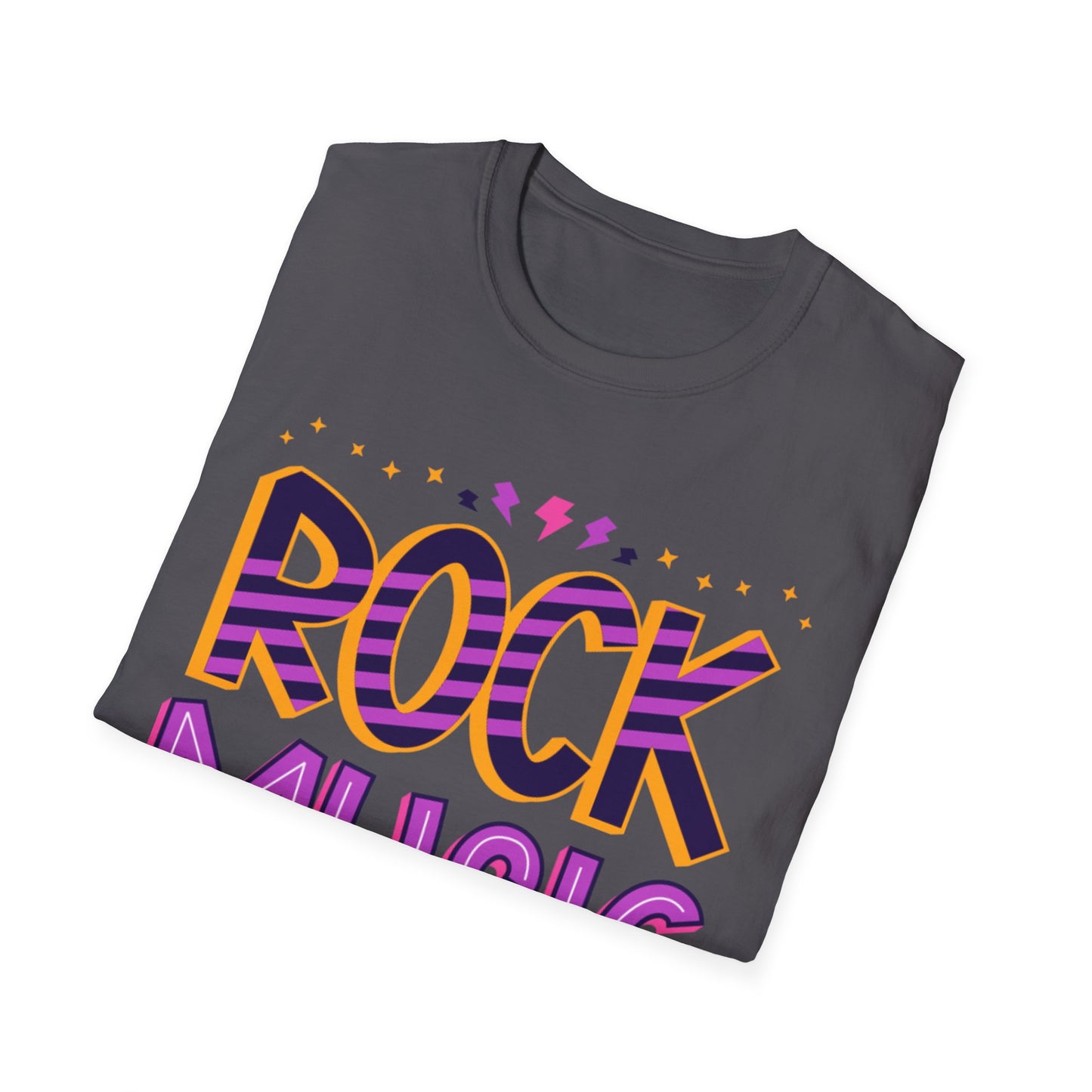 Rock Music Unisex Softstyle T-Shirt | Perfect for Concerts, Music Lovers, Gifts, Casual Wear, Festivals