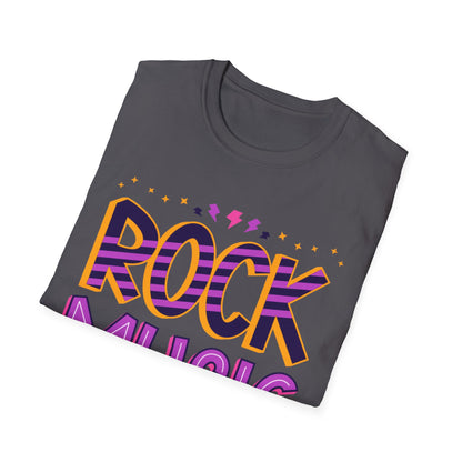 Rock Music Unisex Softstyle T-Shirt | Perfect for Concerts, Music Lovers, Gifts, Casual Wear, Festivals