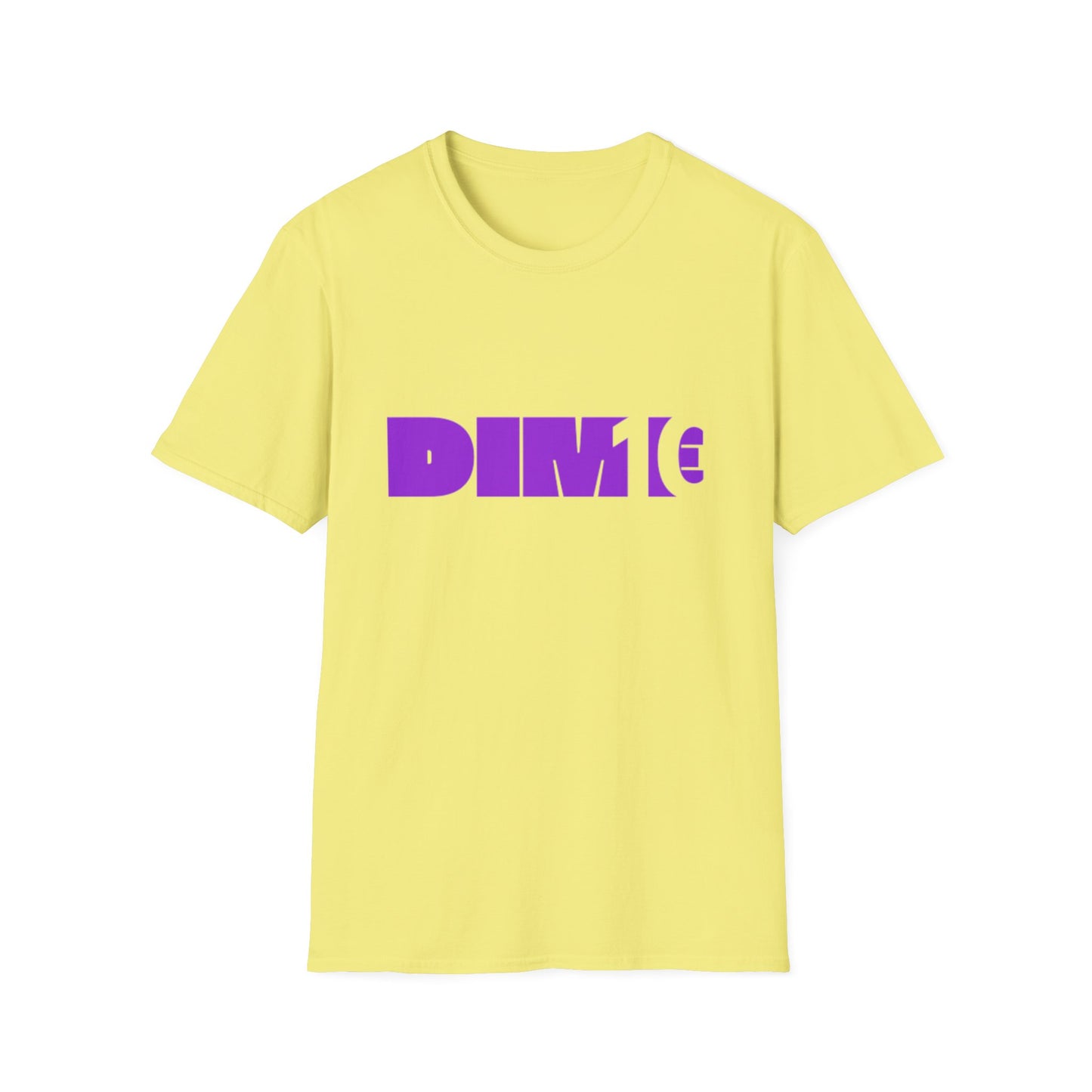 DIM T Unisex Softstyle T-Shirt - Trendy Streetwear Tee, Casual Apparel, Gift for Friends, Summer Fashion, Graphic Tee, Everyday Wear