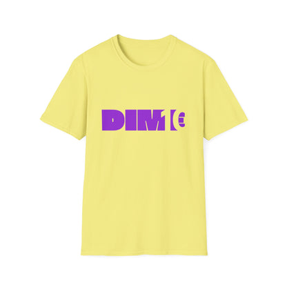 DIM T Unisex Softstyle T-Shirt - Trendy Streetwear Tee, Casual Apparel, Gift for Friends, Summer Fashion, Graphic Tee, Everyday Wear