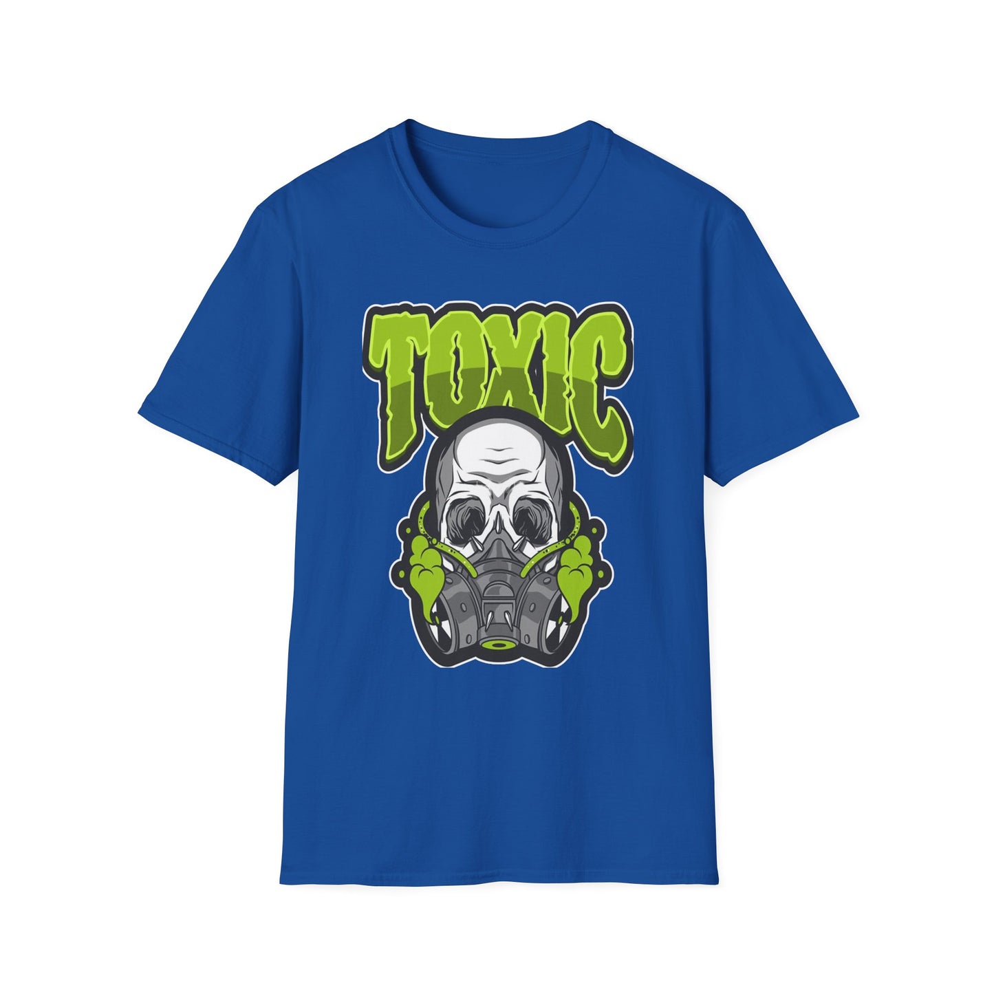 Toxic Skull Graphic Tee - Unisex Softstyle T-Shirt