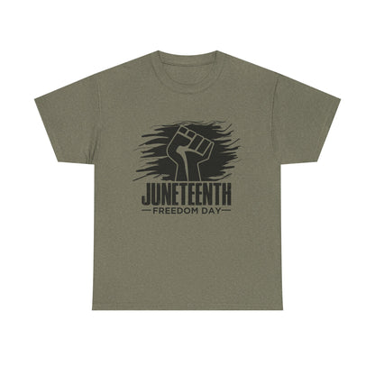 Juneteenth Freedom Day Tee, Unisex Heavy Cotton, Black Power Graphic Shirt, Everyday Wear, Freedom Celebration Apparel, Juneteenth Gift