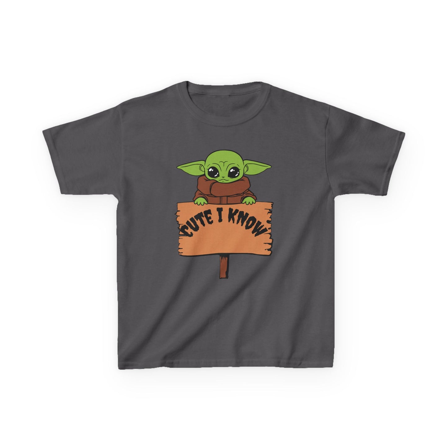 Cute Baby Alien Kids Tee - "Cute I Know" Design for Trendy Kids
