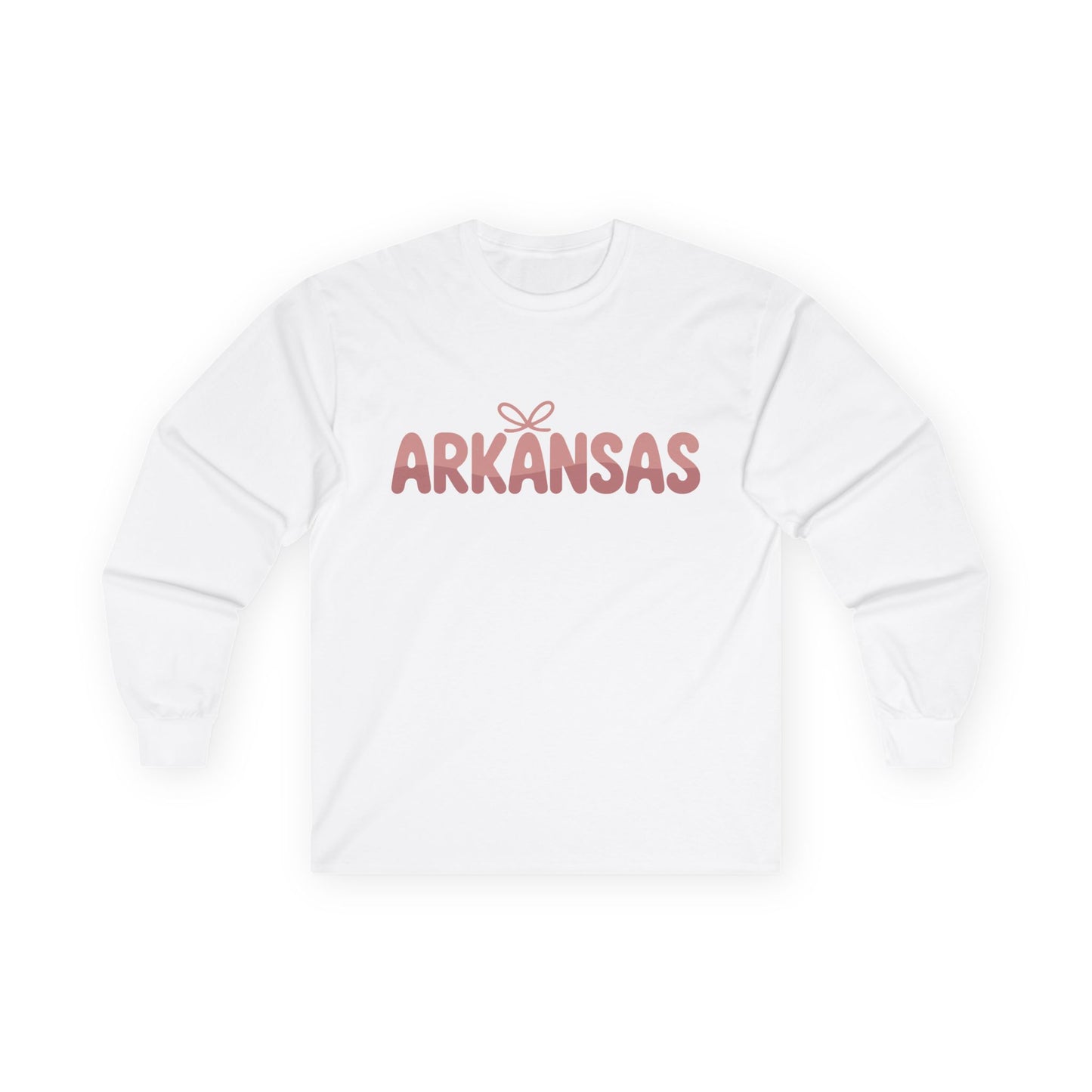 Arkansas Script Long Sleeve Tee