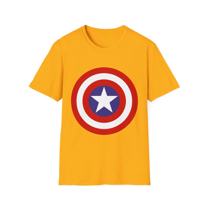 Captain-Inspired Unisex Softstyle T-Shirt, Superbowl Fan Tee, Superhero Gift, Comic Birthday Shirt, Casual Everyday Wear, Graphic Crew [...]