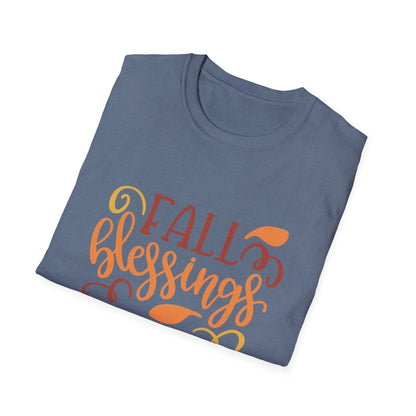 Fall Blessings T-Shirt, Cute Autumn Tee, Thanksgiving Gift, Cozy Casual Wear, Seasonal Graphic Shirt