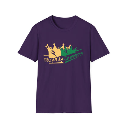 Royalty Queens Unisex Softstyle T-Shirt, Perfect for Birthdays, Celebrations, Gifts, Casual Wear, Fun Events