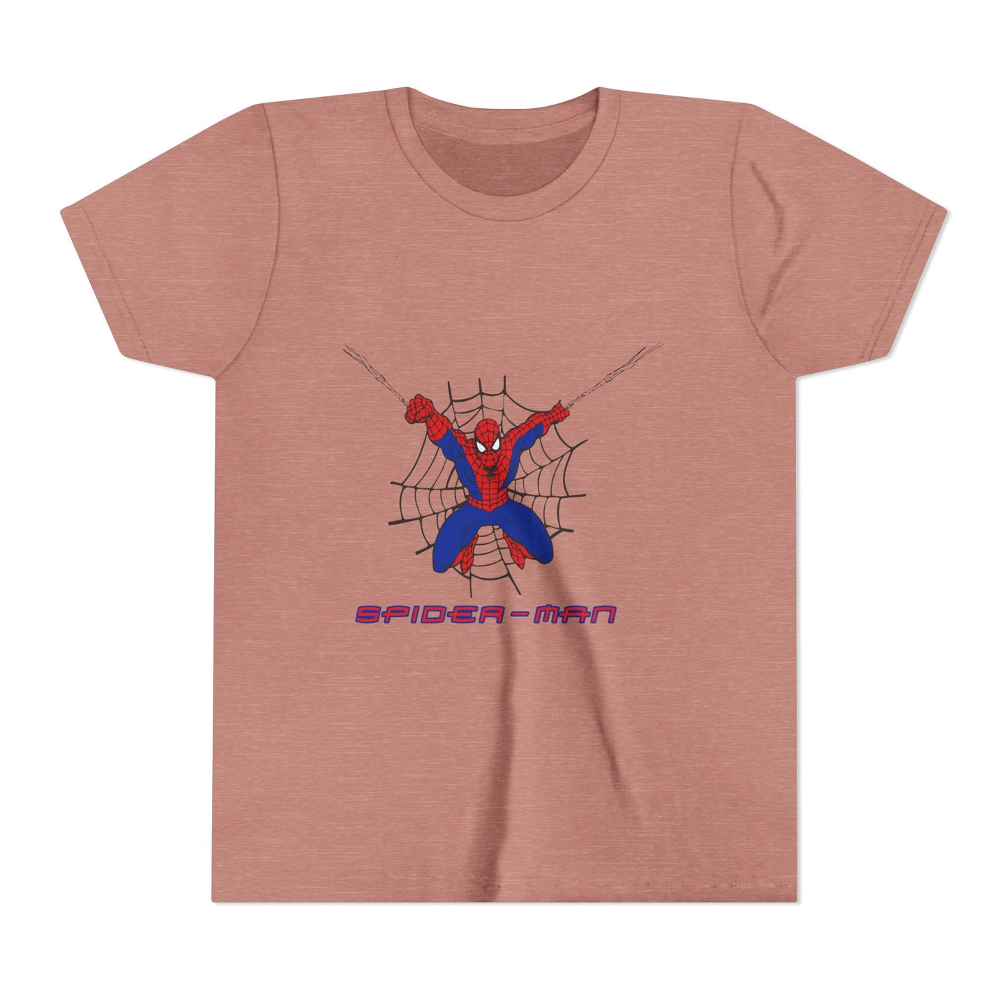 Spider-Man Youth Short Sleeve Tee - Fun Graphic Tee for Kids, Superhero Shirt, Birthday Gift, Comic Theme Apparel, Playtime Wear