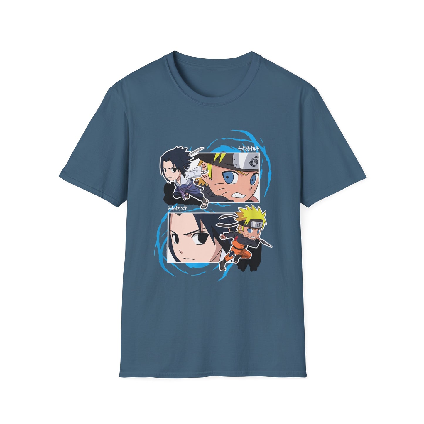 Anime naruto Adventure Unisex Softstyle T-Shirt - Naruto Characters Design