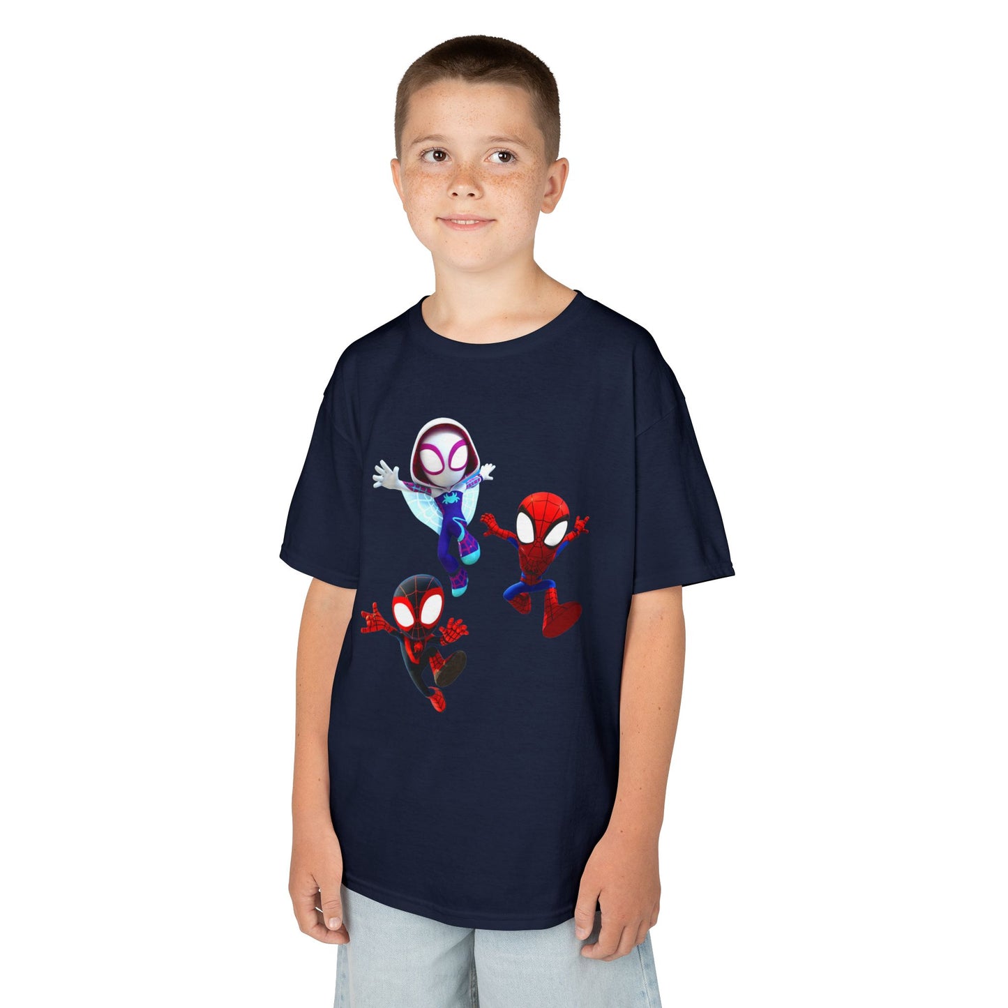 Kids Spider-Man Adventure Tee - Fun and Cozy Cotton T-Shirt for Young Superhero Fans
