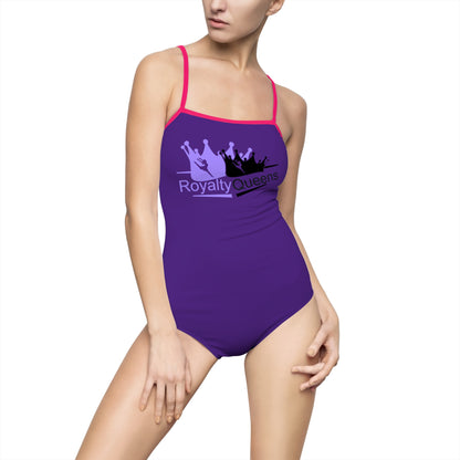 Royalty Queens One-Piece Swimsuit, Stylish Swimwear, Beach Day Essential, Summer Fashion, Pool Party Outfit