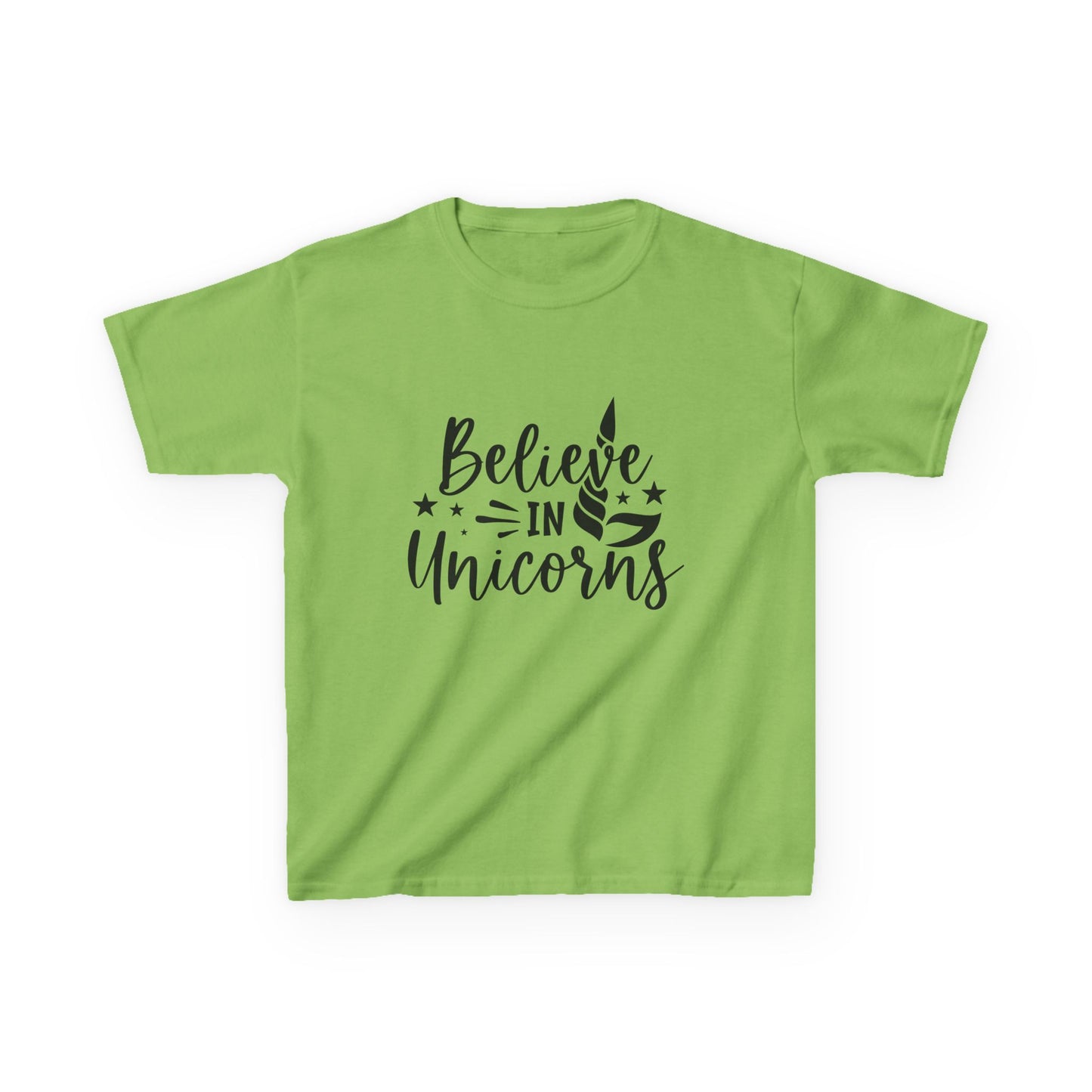 Believe in Unicorns Kids T-Shirt - Inspirational Cotton Tee for Dreamers